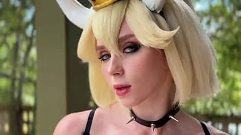 Thumbnail do vídeo: Machine of Love Takes Bowsette from Super Mario to Powerful Orgasms